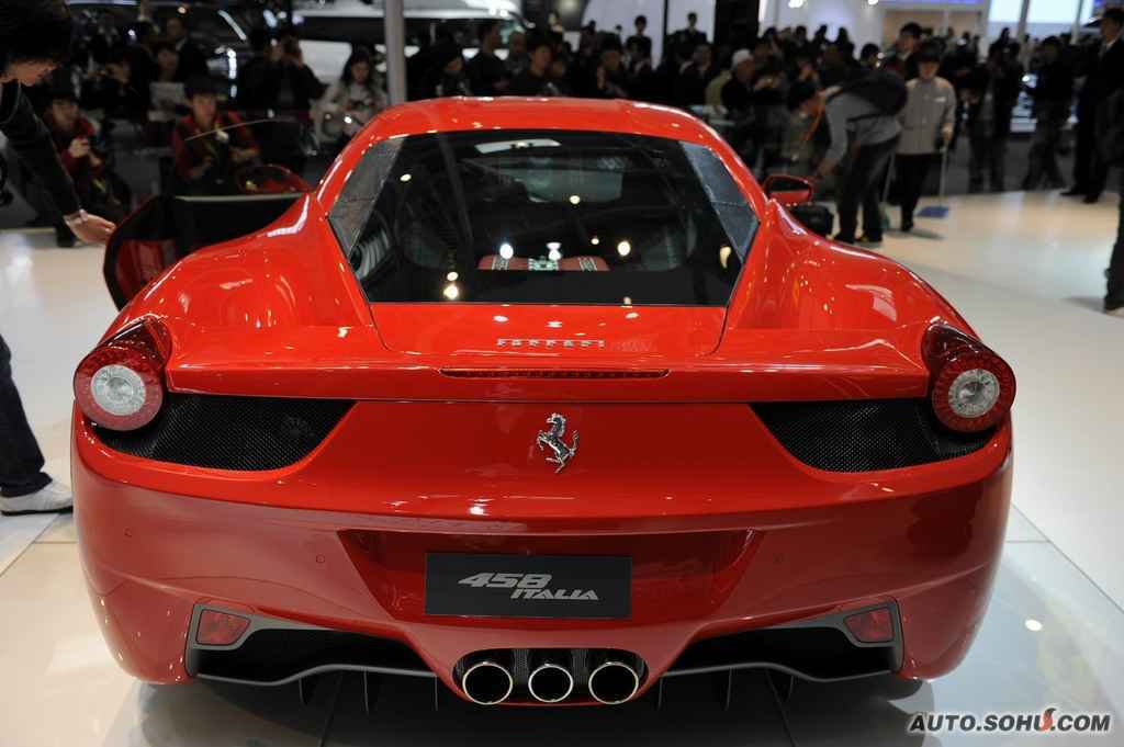 法拉利 法拉利 458 italia 法拉利458 italia车展实拍