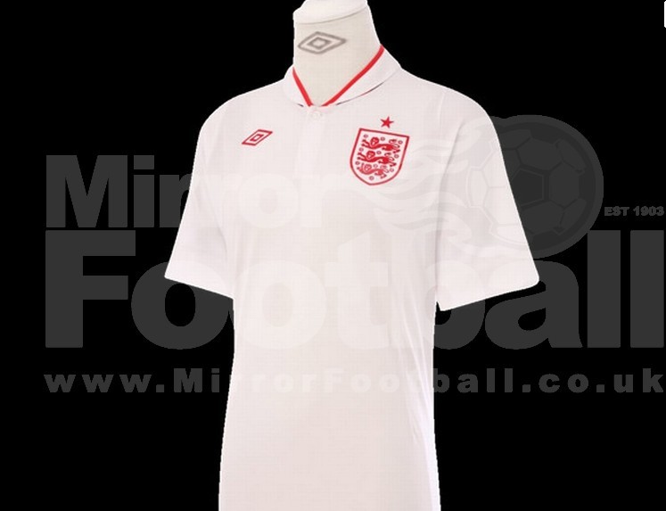 英格兰最新战袍曝光 红白两色诠释纯正英伦风