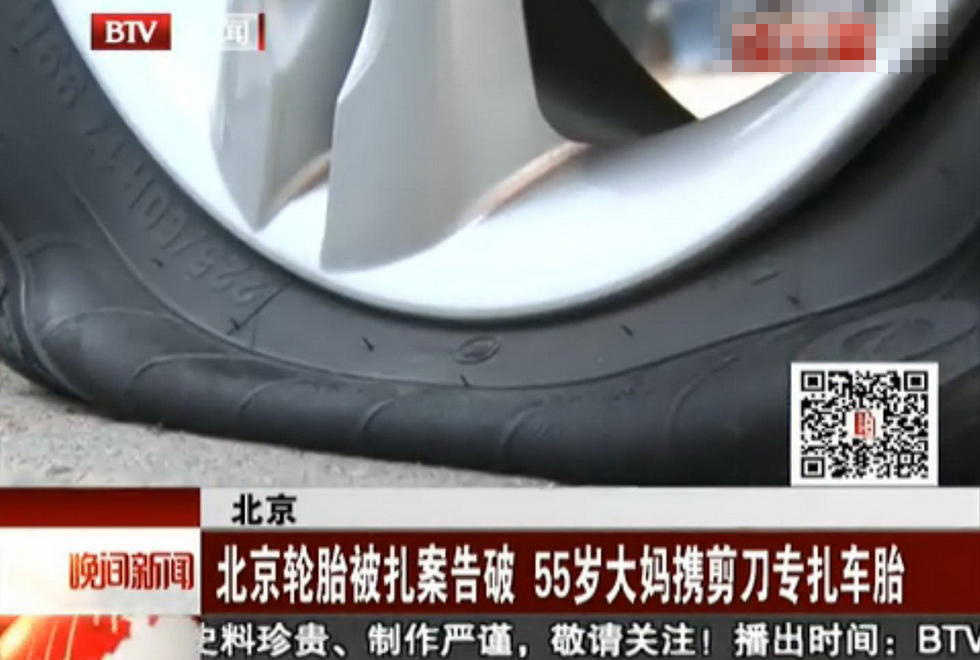 朝阳劲松等地区扎破多辆汽车轮胎涉嫌寻衅滋事的嫌疑人,从立案到高清图片