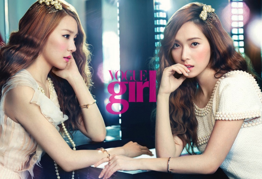 <em>少女时代Tiffany</em>与Jessica最新<em>杂志</em>写真曝光_ti
