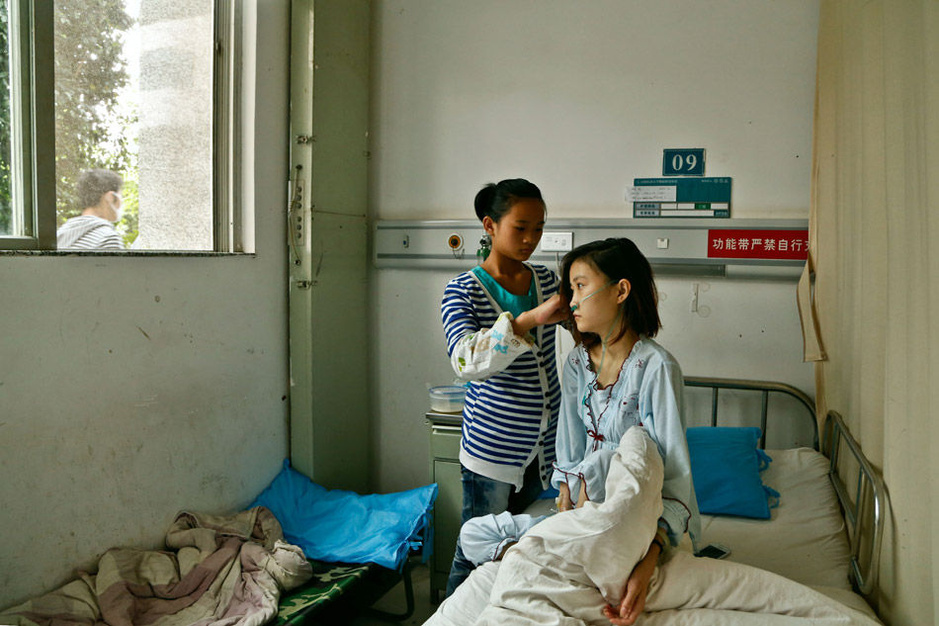 少女患先天心脏病住院母亲失踪5460413-健康图片库
