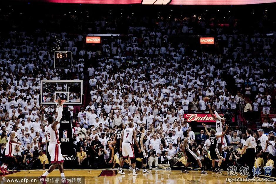 高清:雷阿伦逆天三分救热火 三巨头应感谢雷神