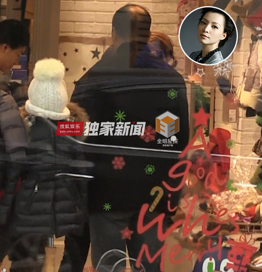 董卿素颜携子买新衣 她的春节比谁都早 (组图)