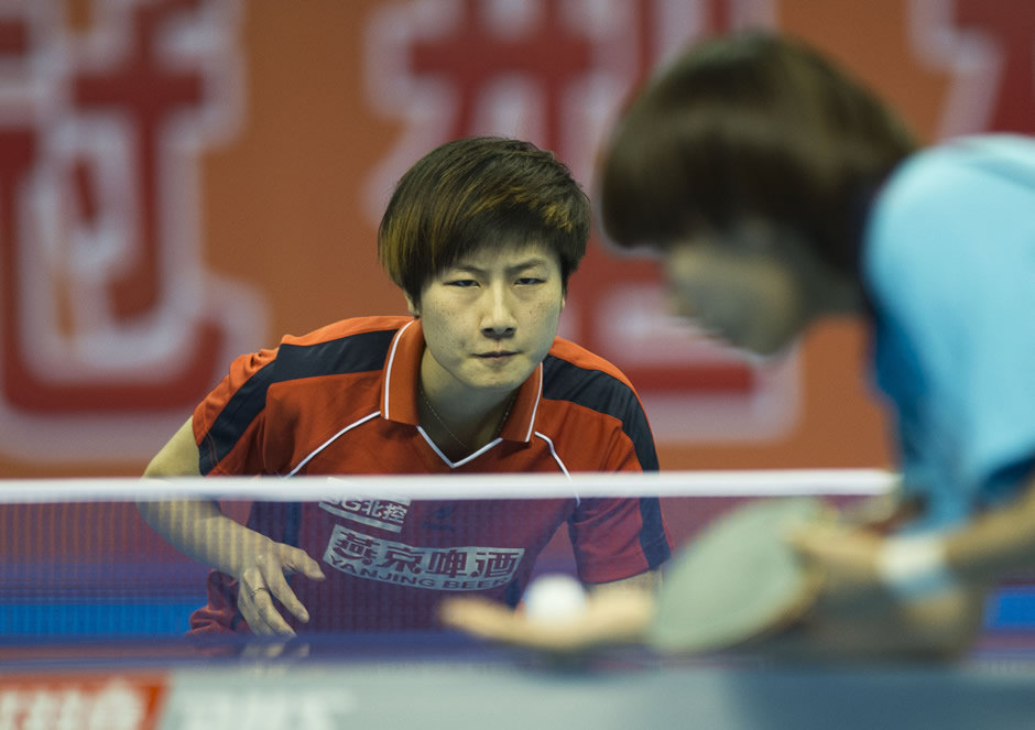 图:全运会乒乓球比赛开战 李晓霞丁宁出战