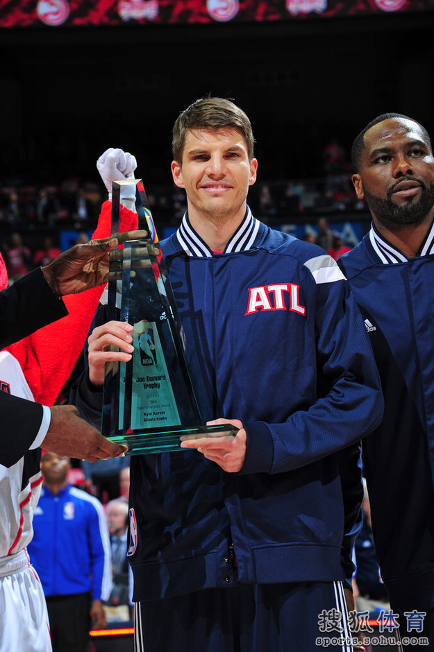 2014-2015赛季常规赛奖项:科沃尔获道德风尚