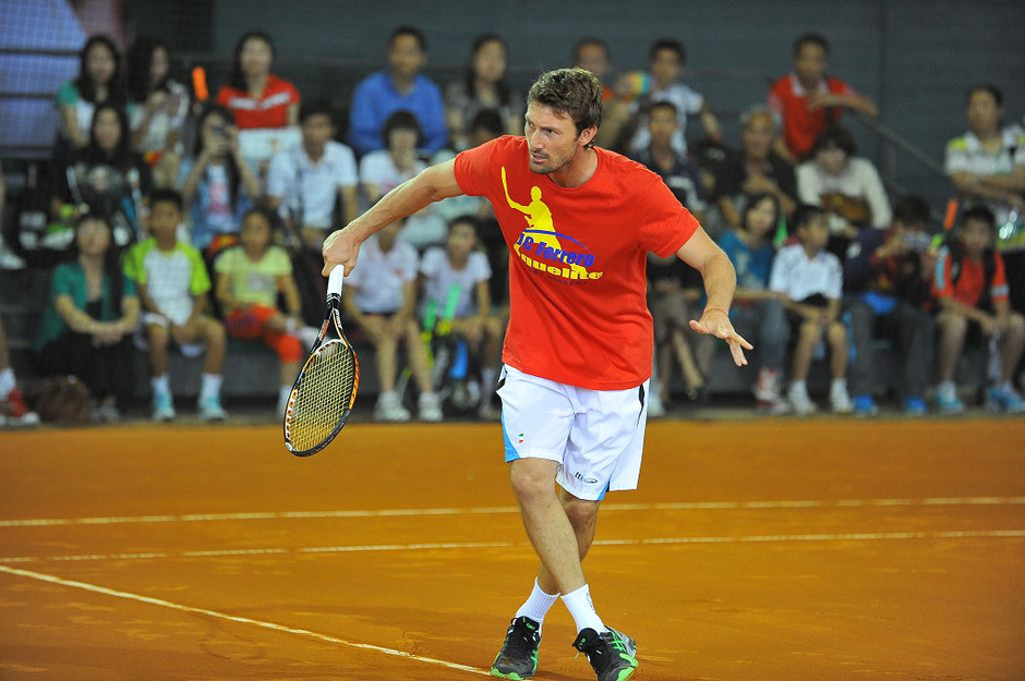 高清:费雷罗国际网球学院启动 前一哥走进中国