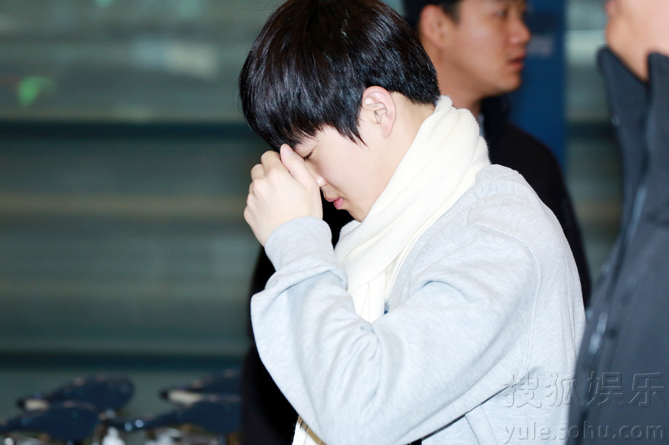 EXO结束台湾行返韩 行程紧密空中飞人显露疲