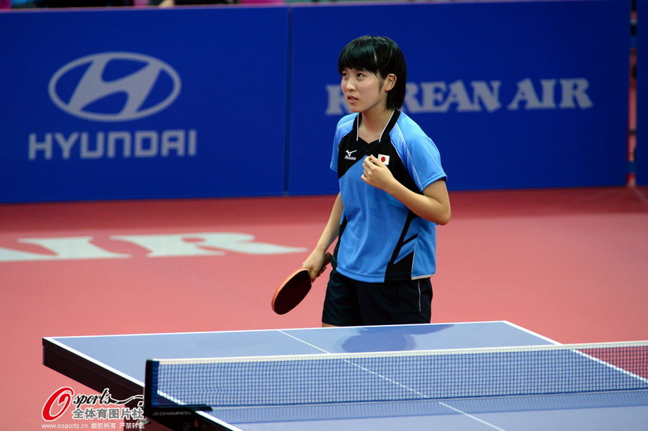 亚运乒球女团决赛00后出战 日本<em>小妹萌萌</em>哒(图