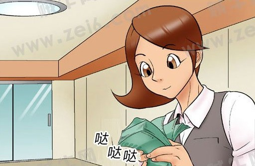 沾口水好数钱