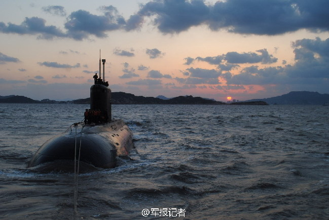 中国海军潜艇东海实战演练6635797-军事频道