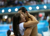 北京时间8月4日，2012年伦敦奥运会男子50米自由泳决赛，法国选手马努多（Florent MANA...