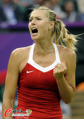 北京时间2012年8月1日，2012年伦敦奥运网球女单第2轮，莎拉波娃2：0胜罗布森。更多奥运视频>...