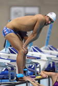当地时间2012年7月24日，美国游泳队在奥林匹克公园水上中心进行训练。