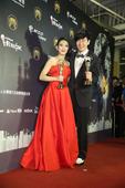 搜狐娱乐讯 2014年6月28日讯，台北，第25届金曲奖后台，最佳男女歌手林俊杰、戴佩妮齐亮相。