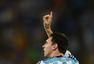高清图：阿根廷胜波黑 梅西破门霸气露腹肌庆祝