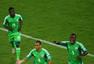 高清图：尼日利亚胜波黑庆进球 米西遭夹击突围