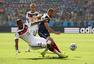 高清图：世界杯德国淘汰法国 胡梅尔斯头槌破门