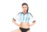高清图：世界杯女主播秀 智利露豪乳乌贼刘走红