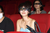 2010年05月18日台北讯 今年台北电影节大使桂纶镁拍摄的3D短片，是全台第1支结合3D实拍与3D...