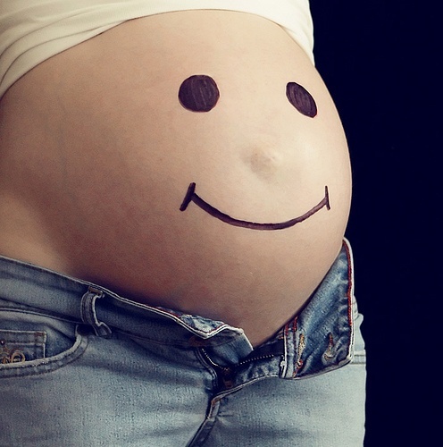 孕<em>妈妈的照片</em>,希望自己以后也能漂亮的不长胖